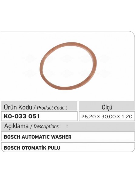 BOSCH АВТОМАТИЧЕСКАЯ ШАЙБА